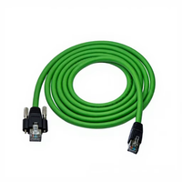 كابل سلسلة سحب صناعي عالي المرونة ومحمي من الفئات Cat6/Cat5E، مقاوم للانحناء، سرعة 10 جيجابت في الثانية، موصل RJ45، كابل كاميرا جيجابت إيثرنت، لتشخيص السيارات
