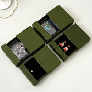 PE Film Jewelry <b>Storage</b> Drawer Box Suspension Box Pe Film Window Box Paper Cover for <b>Ring</b> Earring Necklace Jewelry Accessories - Product Image 4