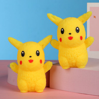 Jouets promotionnels, jouet mignon en forme de Pikachu, jouet en caoutchouc souple, super rebondissant, jouet anti-stress pour enfants et adolescents