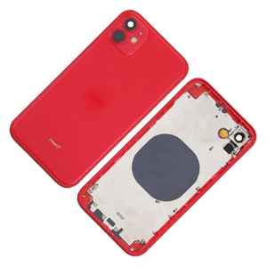 Carcasa Intermedia Roja con Cubierta Trasera para iPhone 12 - Product Image 1