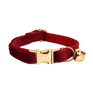 <span class=keywords><strong>Collar</strong></span> para mascotas, <span class=keywords><strong>Collar</strong></span> para gatos, vino, Estrella Roja, campana bonita, lazo, cintas de algodón, sólido, ecológico, gatos pequeños transfronterizos - Product Image 5