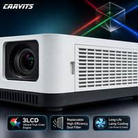 Projecteur CAAVITS WXGA 3LCD pour entreprise, 4300 lumens ANSI, pour présentations, salles de réunion d'entreprise