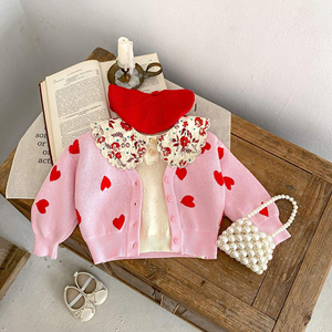 Winter Toddler Girls Long Sleeves Cute Warm Sweater Top Cotton Crew Neck Clothes <strong>Newborn</strong> Baby Girl <strong>Knitted</strong> <strong>Cardigan</strong> - Product Image 4