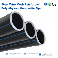 Tuyau SRTP en polyéthylène HDPE renforcé avec armature en treillis métallique en acier de qualité alimentaire DN710-800mm 23.0-33.5mm pour terres salino-alcalines