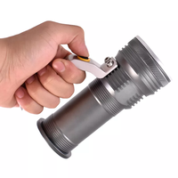 RTS LED Lampe portable Forte Lumière Longue portée Lampe de poche extérieure Rechargeable Ménage Patrouille Projecteur d'urgence