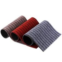 Customized Washable Non-Slip Seven Stripe Carpet with PVC Backing Solid Color Modern Style Area Rug for Home Hallway Runner