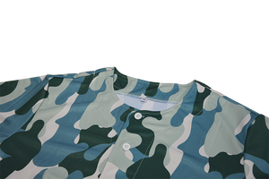 迷彩男性野球スポーツソフトボールジャージー - Product Image 3