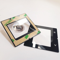 Panneau de verre personnalisé OEM pour interrupteur, application de contrôle de la maison intelligente, verre AR AF ultra-blanc trempé
