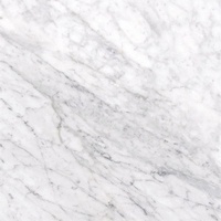 Plan de toilette de salle de bain en marbre italien Carrara blanc de 37 po x 22 po avec lavabo simple à encastrer, comptoirs en granit d'occasion en vente
