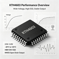 Sensor Meter Air Pintar CONNTEK KTH4603 XYZ 3D Hall Effect Switch Ultra Low Power 3-Axis Magnetic Sensor SMD Surface Mount