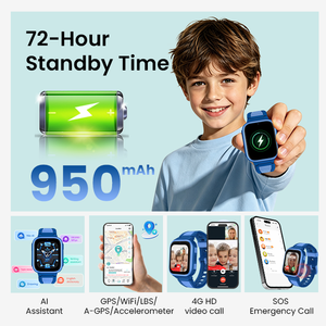 LAGENIO 2026 K10 4G AI Smartwatch per Bambini con SIM, GPS, LBS, WIFI, AGPS, Tracker, SOS, Modalità Classe, Videochiamata HD, Certificazione CE - Product Image 2