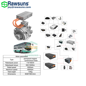 Kit de Conversión para Vehículos Eléctricos con Motor PMSM de CA de 150KW + Controlador e Inversor de Potencia para Camiones, Autobuses, Barcos y Vehículos con Motor de Combustión Interna - Product Image 2