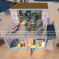 Conteneur d'expédition de 20 pieds conteneur de café magasin de crème glacée conteneur de café préfabriqué
