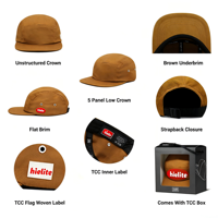 Casquette de camping personnalisée à 5 panneaux avec perforations laser, maille respirante, séchage rapide, imperméable, pour la course, les sports de plein air, la plage et l'hiver