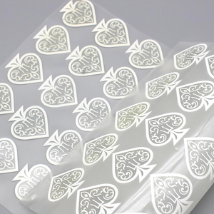 Silicone có thể giặt bền phản xạ truyền nhiệt quần áo nhãn gấp cổ chăm sóc hướng dẫn rửa thẻ phụ kiện may mặc - Product Image 6