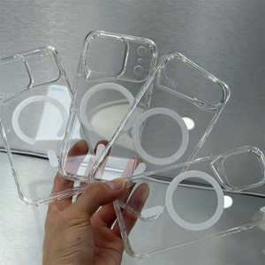 Funda Magnética Transparente 2 en 1 de Acrílico Cristalino Resistente al Amarilleo para iPhone 17 <span class=keywords><strong>Pro</strong></span> Max 16 <span class=keywords><strong>Plus</strong></span>, Carcasas Antigolpes - Product Image 6