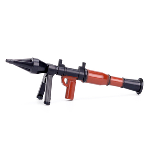 Rifle <span class=keywords><strong>de</strong></span> <span class=keywords><strong>Asalto</strong></span> <span class=keywords><strong>de</strong></span> Fantasía y Ciencia Ficción, Modelo Ak-74, Juguete <span class=keywords><strong>de</strong></span> Dos Colores, Negro y Marrón, Bloques <span class=keywords><strong>de</strong></span> Construcción <span class=keywords><strong>de</strong></span> Plástico para Ensamblar - Product Image 5