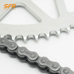 Juego de <span class=keywords><strong>Cadena</strong></span> y Piñón de Acero <span class=keywords><strong>428H</strong></span>-120L para Motocicleta Eléctrica, Nuevo, Transmisiones para Sur-Ron Light Bee X - Product Image 3