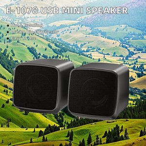 E-1078 Mini Sound Bar USB Powered RGB Lighting IPX-5 Waterproof 2.0 Channel Compact Multimedia <strong>Speaker</strong> for Computer Laptop Home - Product Image 2