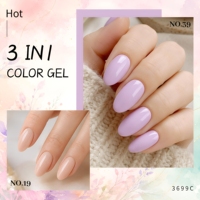 Vernis Gel Couleur 3-en-1, 48 Couleurs, à Dissoudre, UV/LED, Fournisseur d'Usine, Vente en Gros, Marque Privée, Sans HEMA ni TPO, pour Salons de Manucure