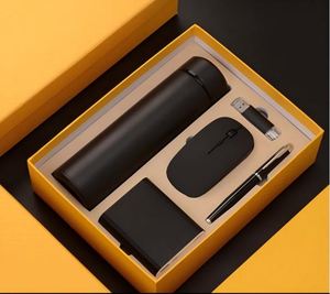 Cajas de Regalo Promocionales Personalizadas de Bajo MOQ 5 en 1, Set de Regalo para Hombre con Batería Externa, Bolígrafo, Memoria USB, Ratón y Botella - Product Image 4