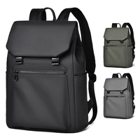 Sac à dos unisexe personnalisé imperméable à enroulement, sac à dos pour ordinateur portable à enroulement, grande capacité, sac d'école pour étudiants, sacs de voyage d'affaires
