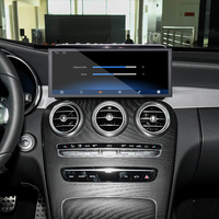 Écran multimédia Foforfor 12,3 pouces 2400*900 pour Mercedes Benz Classe C/GLC/V 2019-2021 OEM LINUX Carplay GPS DSP Autoradio