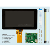 Module LCD 7 pouces avec contrôleur MIPI DSI, carte de développement, accessoires Raspberry Pi, écran tactile d'origine, écran LCD Raspberry Pi