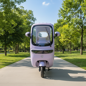 Triciclo a 2 Posti con Tettuccio Certificato DOT, Resistente alle Intemperie, 60V |   30-50Km/h Autonomia 50-70km Perfetto per Passeggiate <span class=keywords><strong>Lungo</strong></span> il <span class=keywords><strong>Mare</strong></span> - Product Image 2