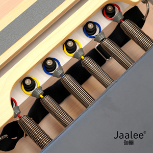 Equipo de reformador de aluminio plegable de cama con núcleo de Pilates portátil de alta calidad para uso en estudio hecho con material de aluminio y PU - Product Image 4