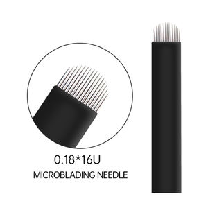 อุปกรณ์ลดราคา  เข็มสักลาย 0.18 มม. 14 16F/U  Agujas Para Tattoo Sicro Nano  แบบปลอดเชื้อ  เข็มสักลายถาวร  เข็มไมโครเบลดดิ้ง - Product Image 2