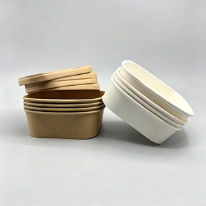 Low Price PE Coated <b>Paper</b> <b>Bowl</b> Double-Side Eco-Friendly Custom Printed and Size for Food Packaging Takeaway - Product Image 4