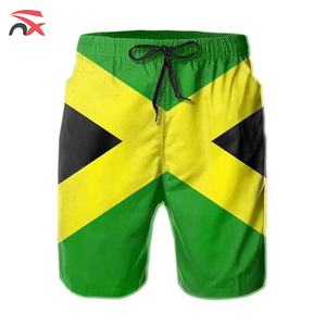 Shorts Deportivos Personalizados al por Mayor con Logotipo, Shorts con Bandera de República Dominicana, <span class=keywords><strong>Jamaica</strong></span> y México para Suministros Promocionales - Product Image 3
