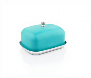 กล่องใส่เนยสแตนเลสทรงสี่เหลี่ยมพร้อมฝาปิด กล่องเก็บเนยรักษาความสด - Product Image 2
