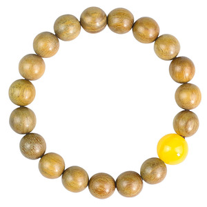Green Sandalwood <b>Bracelet</b> 10mm Round Beads Unisex Jewelry Gift for Men Women Couples Autumn Winter Style - Product Image 5