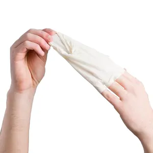 Hot sale wholesale disposable white latex gloves food-grade testing gloves