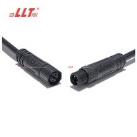 Connecteur étanche LLT 110V 5A IP65 IP67 IP68 M8 Petit câble étanche 2Pin 3Pin 4Pin Wire Connector