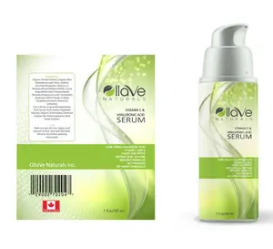Individuelles Logo wasserdichte Rolle Körperpflege Kosmetikprodukte Flaschenetiketten für Körperwäsche Shrinkfolie Hülse für Badecreme