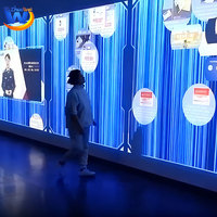 Mur photo interactif numérique 3D avec écran tactile, expérience vidéo immersive, projecteur holographique pour les expositions muséales