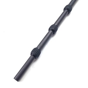 Pólo telescópico personalizado do alumínio da fibra do carbono com curvatura da torção para detectores do <span class=keywords><strong>metal</strong></span> - Product Image 2