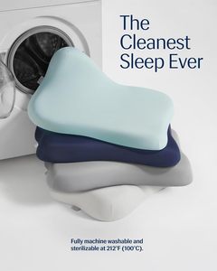 Riposo seminfool cuscino di raffreddamento <span class=keywords><strong>grigio</strong></span> chiaro per tutta la notte regolazione della temperatura supporto ergonomico cuscino letto istantaneo - Product Image 6