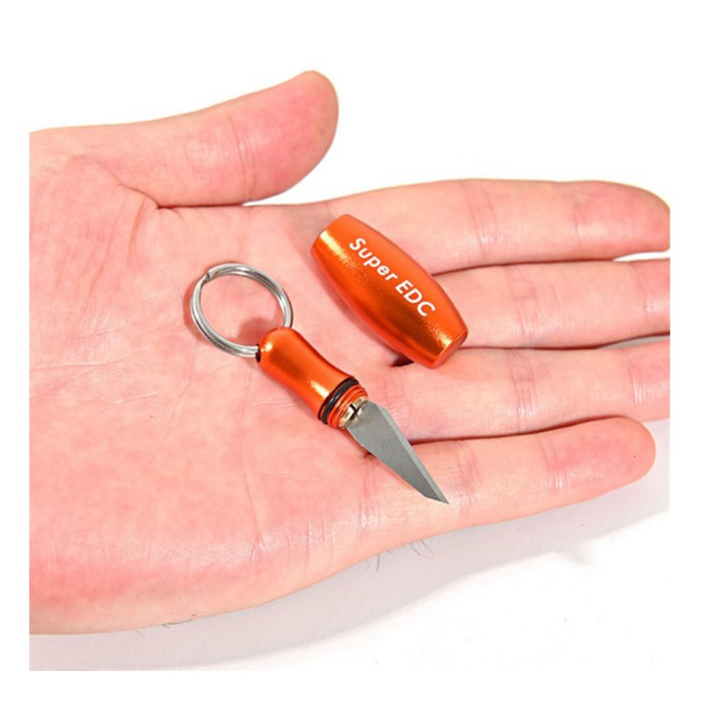 Daily Use Tiny Mini EDC Blade Pocket Bowling Knives Keychain Knife for Cut Open Package
