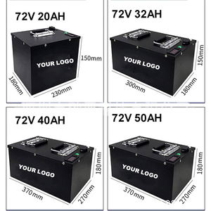 맞춤형 48V/51.2V/60V/72V 30Ah/50Ah 프리즘형 리튬폴리머 배터리 팩 (성인용 전기 더트 모토 바이크, 전기 자전거, 모터사이클용) - Product Image 3