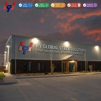 Centre de distribution et d'entreposage industriel en métal pour bâtiments et mobilier, structure en acier préfabriquée pour la vente en gros