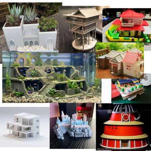 Vashine, Impresión <span class=keywords><strong>3D</strong></span>, OEM, ODM, Edificios de Dibujos Animados Famosos Mundialmente, Juguetes Divertidos para Niños, Decoración del Hogar, Modelo en Miniatura de la Ciudad, <span class=keywords><strong>Mapa</strong></span> <span class=keywords><strong>3D</strong></span> - Product Image 4