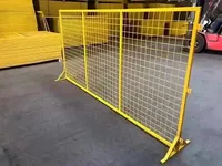 Clôture de sécurité mobile personnalisable en acier galvanisé pour entrepôt, grillage perforé, revêtement PVC, cloison d'atelier, protection de machine
