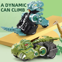 Voiture de sport dinosaure à friction, jouet transformable avec bouche et mains mobiles, en plastique ABS, échelle 1:87, pour enfants de 2 à 7 ans, TOPSKY TOYS, cadeau pour enfants