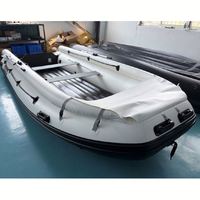 Bateau pneumatique gonflable pour jet ski 470 cm, 8 personnes, couleur blanche, fond renforcé, pour yacht, fournisseur chinois pour commandes en gros