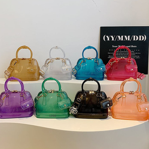 <span class=keywords><strong>Sac</strong></span> à main transparent en gelée tendance pour femme, texture élégante, <span class=keywords><strong>sac</strong></span> bandoulière - Product Image 1