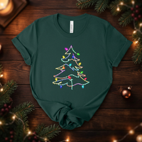 OEM Sleek Apparels propose des t-shirts pour hommes élégants et à séchage rapide, à thème de Noël, imprimés, en tricot léger, 100% polyester, vente en gros